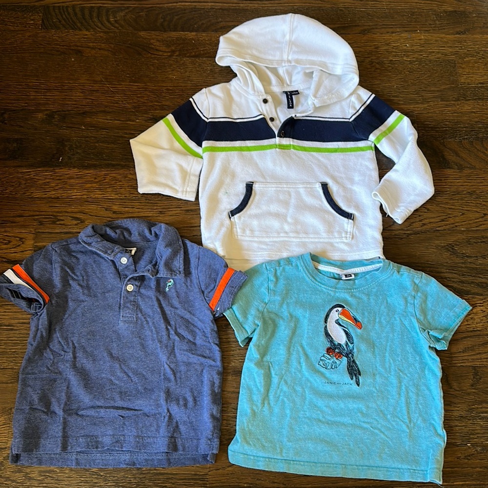 Set of 3x 3T Janie and Jack Shirts
